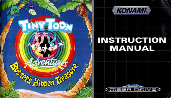 Manual - Tiny Toon Adventures: Buster's Hidden Treasure - Mega Drive - Super Retro