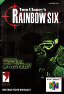 Manual - Tom Clancy's Rainbow Six - N64 - Super Retro