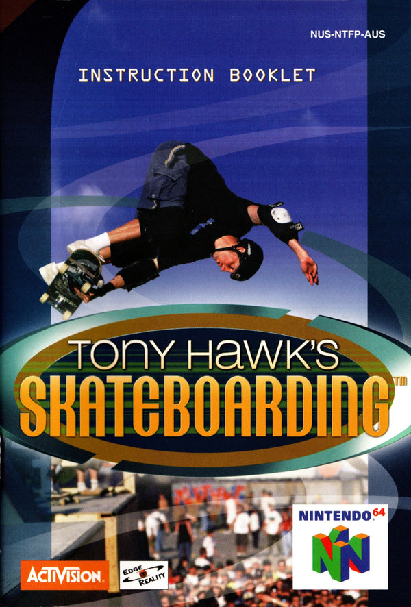 Manual - Tony Hawk's Skateboarding - N64 - Super Retro