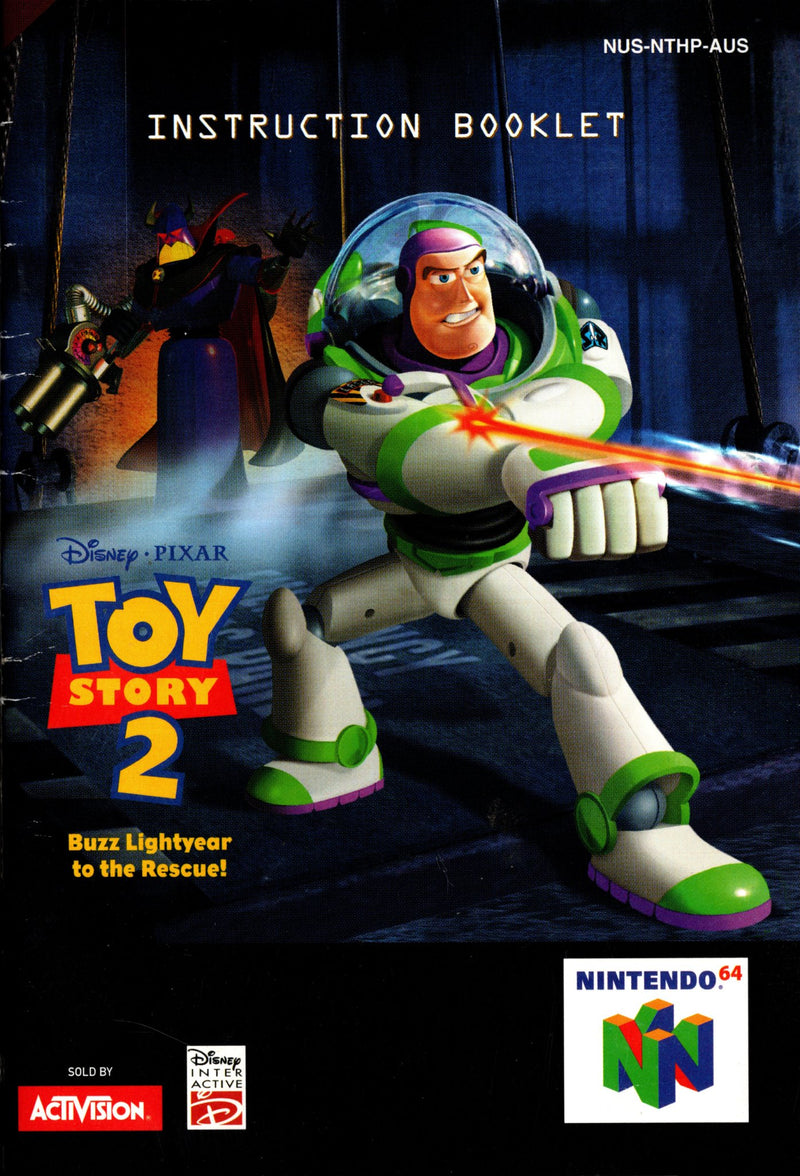 Manual Toy Story N64 Super Retro Manuals