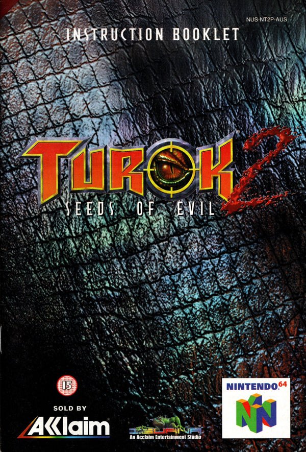 Manual - Turok 2: Seeds of Evil - N64 - Super Retro