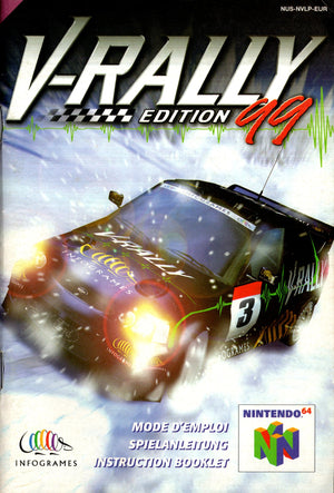 Manual - V - Rally: Edition 99 - N64 - Super Retro