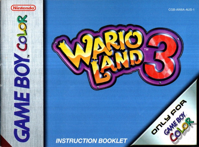 Manual - Wario Land 3 - Super Retro