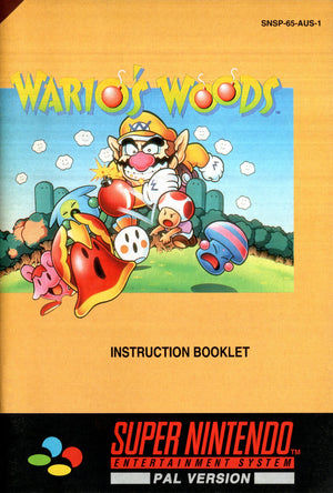 Manual - Wario's Woods - SNES - Super Retro