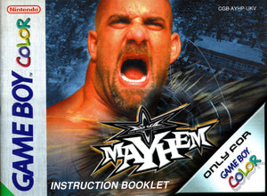 Manual - WCW Mayhem - Game Boy Color - Super Retro