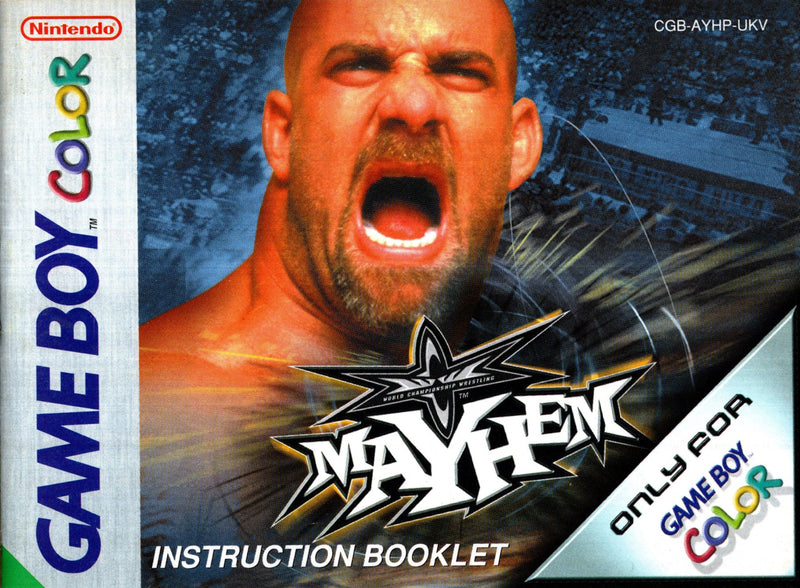 Manual - WCW Mayhem - Game Boy Color - Super Retro