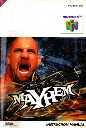 Manual - WCW Mayhem - N64 - Super Retro