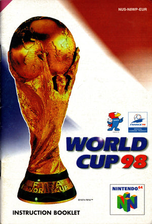 Manual - World Cup 98 - N64 - Super Retro