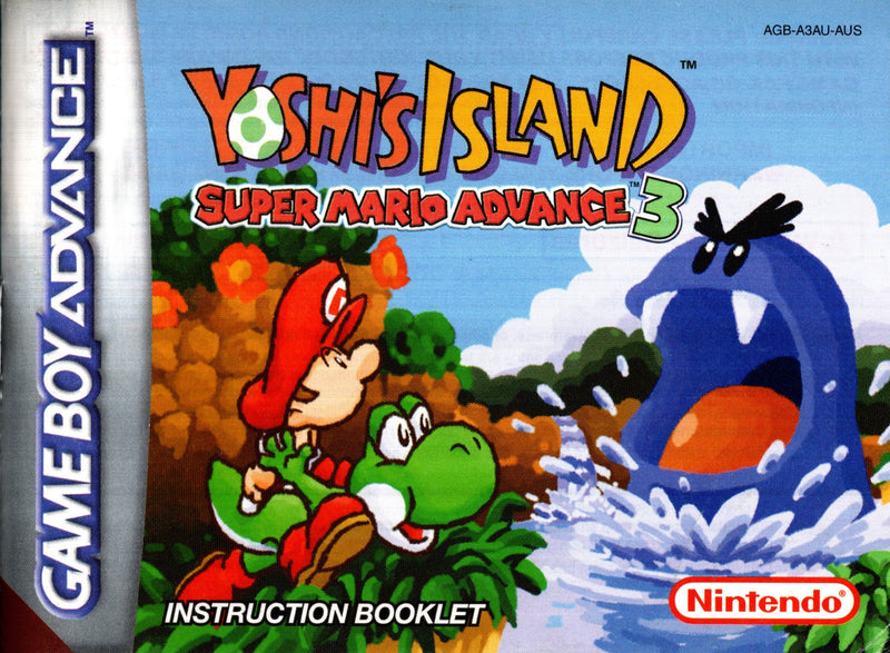 Manual - Yoshi's Island Super Mario Advance 3 - GBA - Super Retro