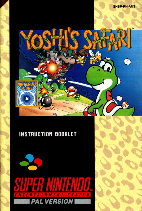 Manual - Yoshi's Safari - SNES - Super Retro