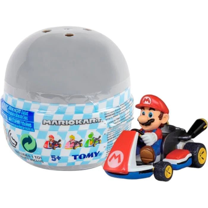 Mario Kart Pull Back Racers Blind Capsule - Super Retro