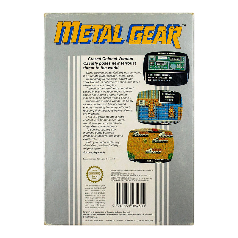 Metal Gear - NES - Super Retro