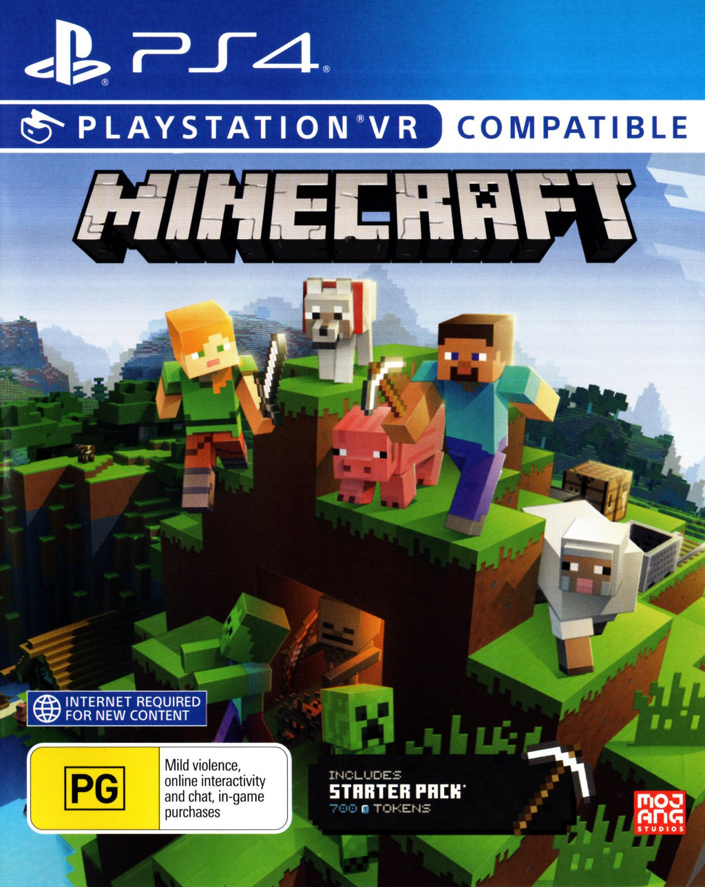 Minecraft (PlayStation VR Compatible) - PS4 - Super Retro - Playstation 4