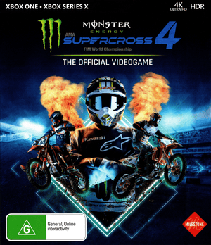 Monster Energy Supercross 4 The Official Videogame - Xbox One / Series X - Super Retro