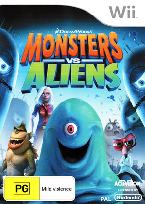 Monsters vs. Aliens - Wii - Super Retro