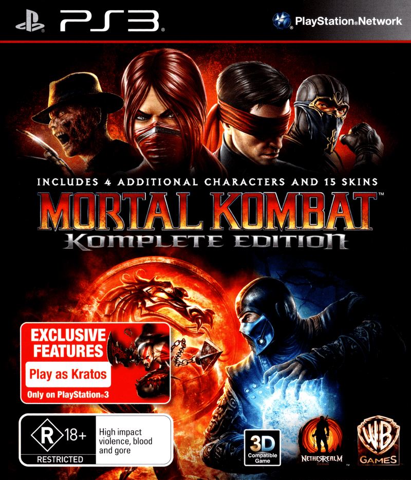 Mortal Kombat Komplete Edition - PS3 - Super Retro