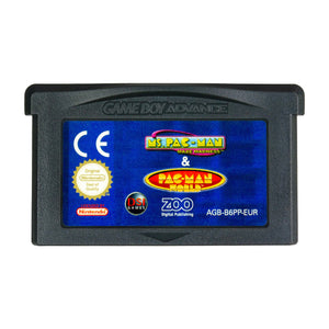 Ms. Pac - Man Maze Madness + Pac - Man World - GBA - Super Retro