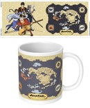 Mug - Avatar the Last Airbender Map - Super Retro