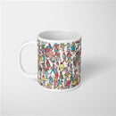 Mug - Where's Wally Book Art - Super Retro