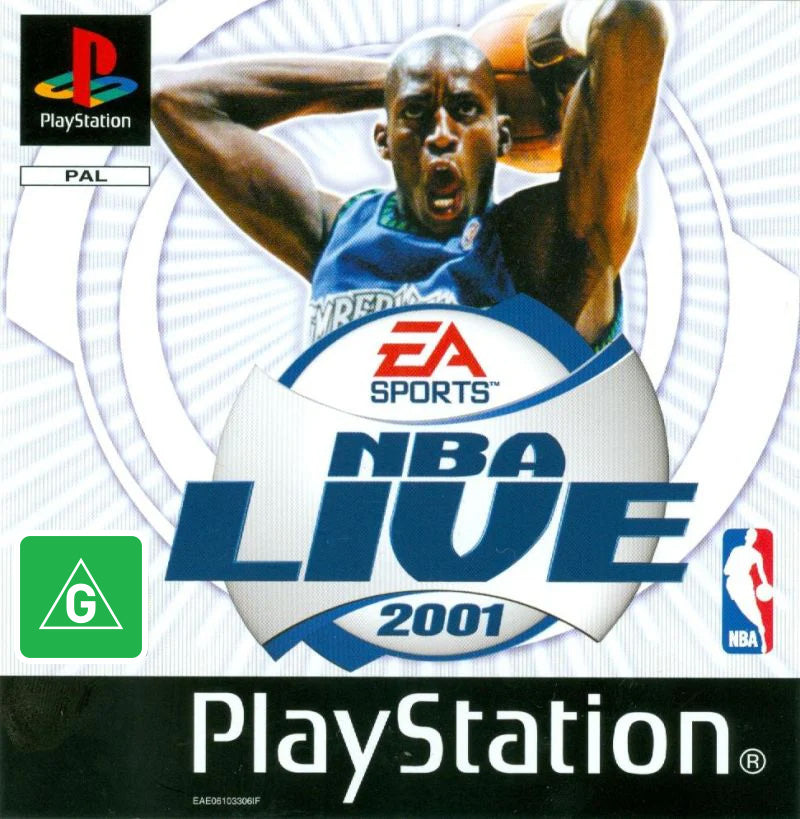 NBA Live 2001 - PS1