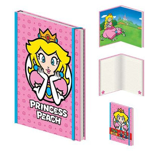 Notebook - Super Mario Princess Peach A5 - Super Retro