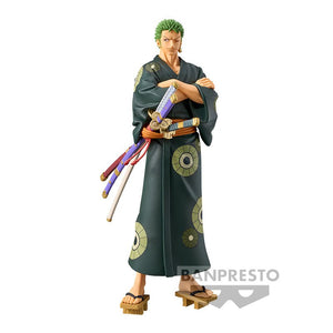 One Piece DXF The Grandline Series Wanokuni Roronoa Zoro Yukata Ver. - Super Retro