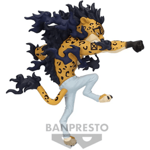 One Piece World Collectable Figure Egghead 3 - Rob Lucci (Leopard Form) - Super Retro