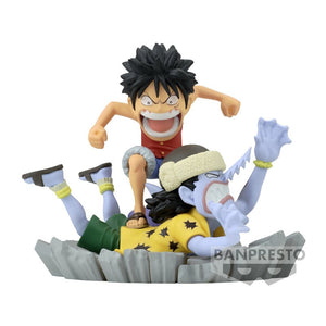 One Piece World Collectable Figure Log Stories - Monkey D. Luffy vs. Arlong - Super Retro