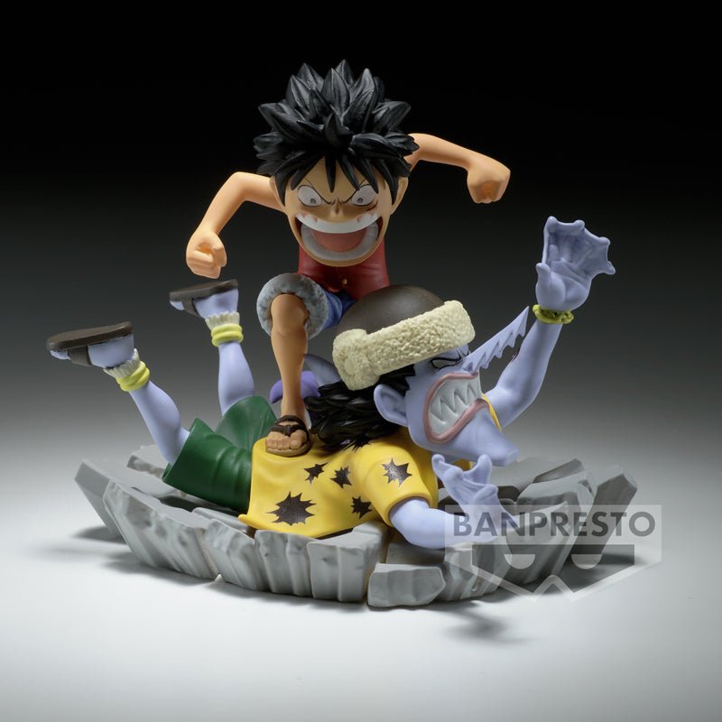 One Piece World Collectable Figure Log Stories - Monkey D. Luffy vs. Arlong - Super Retro