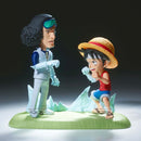 One Piece World Collectable Figure Log Stories - Monkey D. Luffy Vs. Kuzan - Super Retro