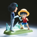 One Piece World Collectable Figure Log Stories - Monkey D. Luffy Vs. Kuzan - Super Retro