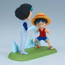 One Piece World Collectable Figure Log Stories - Monkey D. Luffy Vs. Kuzan - Super Retro