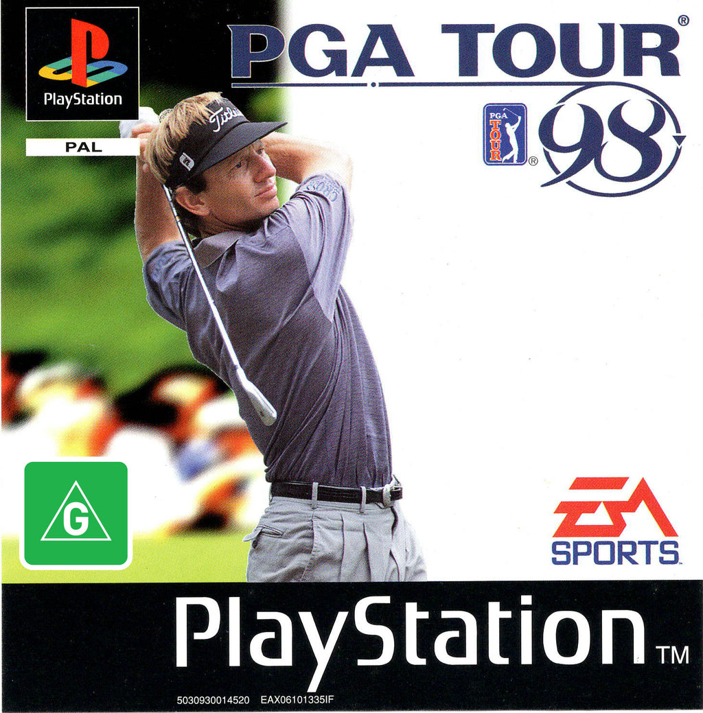 PGA Tour 98 Sur PlayStation 1 – PAL Complet – Manuel Inclus – Très Bon état