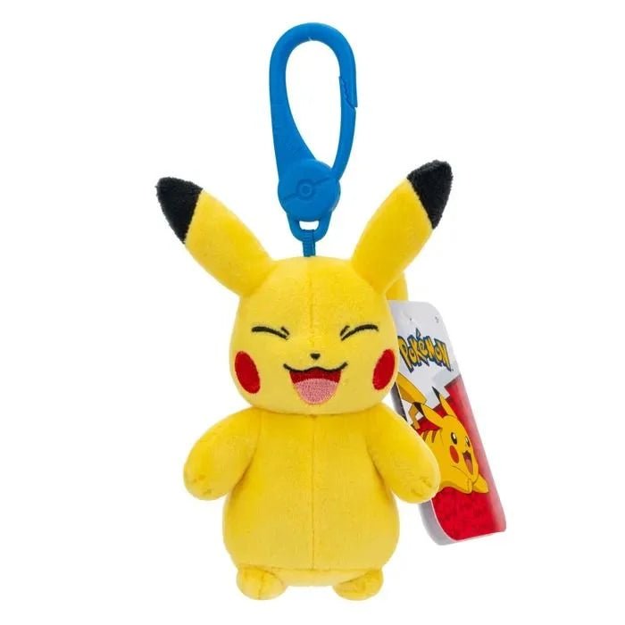 Pokemon Clip On Plush Pikachu - Super Retro