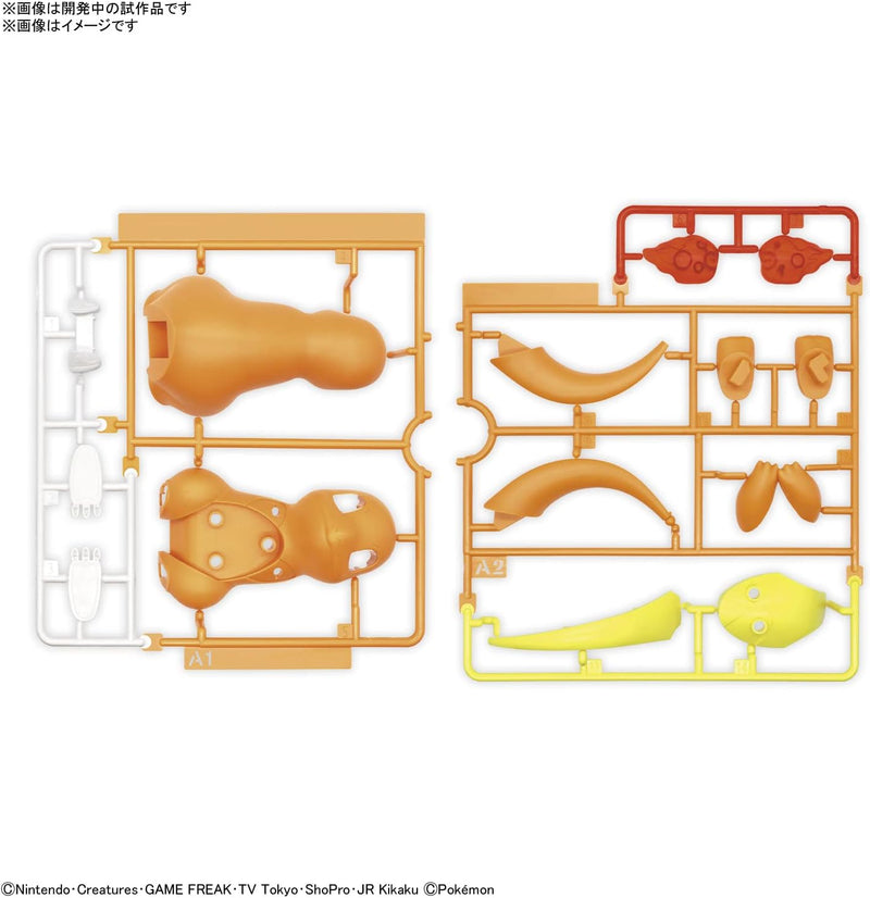 Pokemon Model Kit Quick!! 11 Charmander - Super Retro