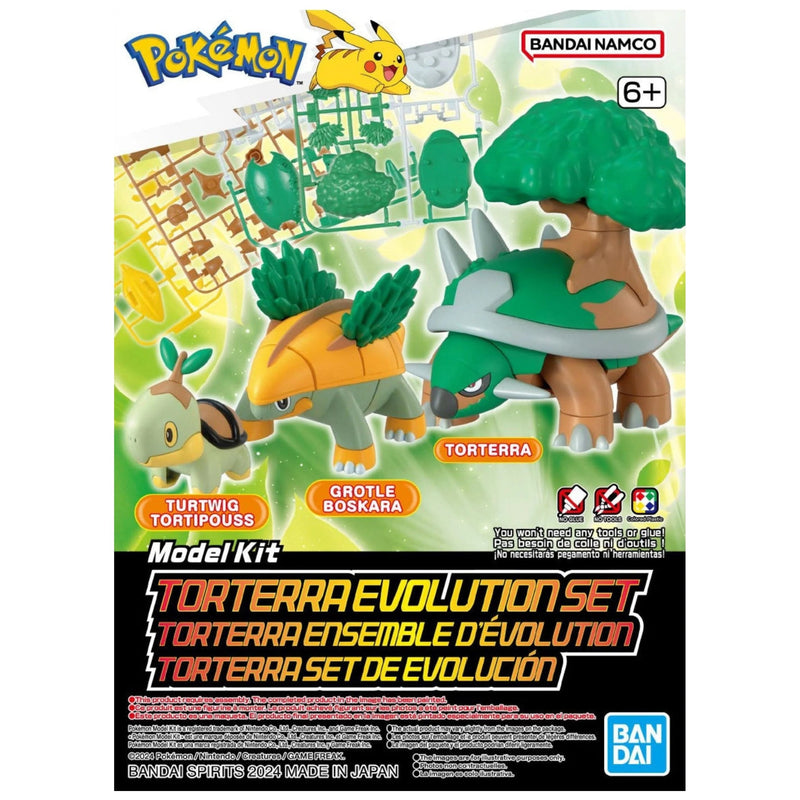 Pokemon Model Kit - Torterra Evolution Set - Super Retro