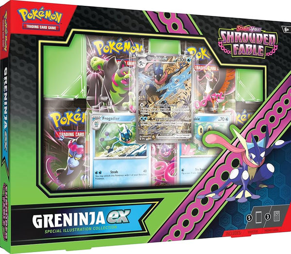 Pokemon TCG Scarlet & Violet 6.5 Shrouded Fable - Greninja ex Special Collection - Super Retro