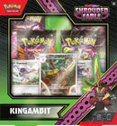 Pokemon TCG Scarlet & Violet 6.5 Shrouded Fable - Kingambit Illustration Collection - Super Retro