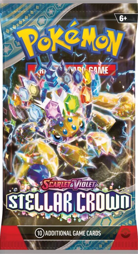 Pokemon TCG Scarlet & Violet 7 Stellar Crown - Booster Pack - Super Retro