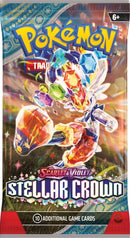 Pokemon TCG Scarlet & Violet 7 Stellar Crown - Booster Pack - Super Retro