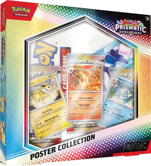 Pokemon TCG Scarlet & Violet 8.5 Prismatic Evolutions - Poster Collection - Super Retro