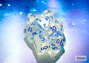Polyhedral 7 - Die Set Borealis - Icicle/Light Blue - Super Retro