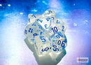 Polyhedral 7 - Die Set Borealis - Icicle/Light Blue - Super Retro