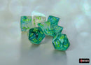 Polyhedral 7 - Die Set Borealis - Kelp/Light Green - Super Retro