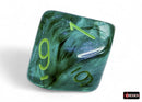 Polyhedral 7 - Die Set Borealis - Kelp/Light Green - Super Retro