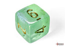 Polyhedral 7 - Die Set Borealis - Light Green/Gold - Super Retro