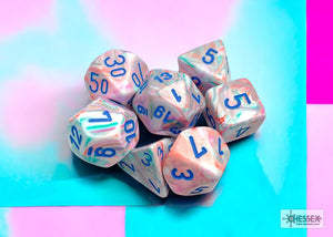 Polyhedral 7 - Die Set Festive - Pop Art/Blue - Super Retro