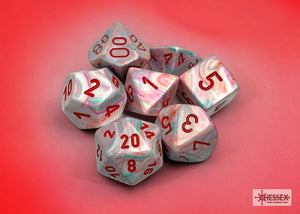 Polyhedral 7 - Die Set Festive - Pop Art/Red - Super Retro