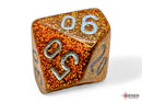 Polyhedral 7 - Die Set Glitter - Gold/Silver - Super Retro