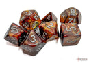 Polyhedral 7 - Die Set Lustrous - Gold/Silver - Super Retro